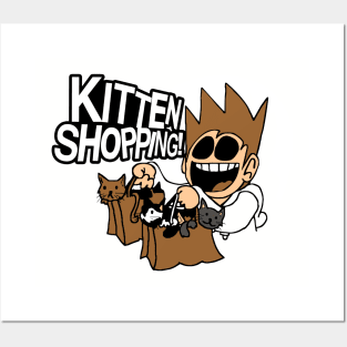 Eddsworld Kitten Shoppings Posters and Art